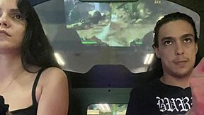 neighbor wins video game bet in dorm