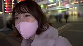 petite asian girl with big tits gets homemade creampie