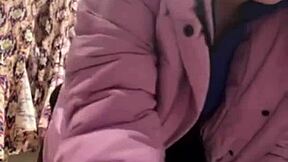 bbw teen deepthroats in public 😍 big tits and ass orgasm.