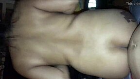 Wife spreads ass to show tattoo of my name