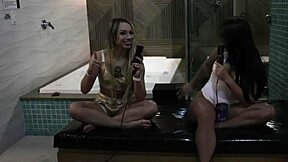 blonde slut gets naked for anal discount, shows blowjob 😏