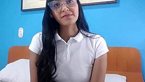 Stepsister fucks stepbro in mini skirt