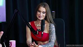 I watched Tati Weg in Bora Cast with Bruna Carlos on Sheer Red.