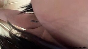 my ex-gf deepthroats my cock in home videos with spitting and ass play