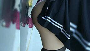 Fucking Dildo Outside Neighbor's House.