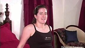 Nervous desperate amateurs milf teen 18+ bbw fit sucking big cock for money, big tits hot!