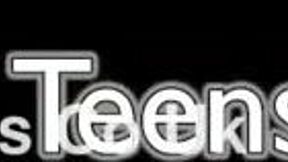 blonde british student teased by machine at college party