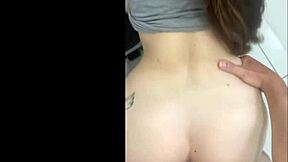 Fuck my stepsister in the bathroom. Creampie her doggystyle!