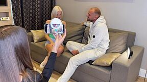 this backstage livestream shows casting a petite blonde teen with monster cock interview backstage 😏