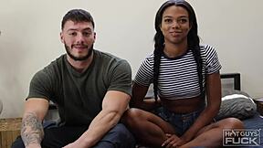 interracial muscle jocks fuck hot petite ebony teen