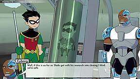 bumblebee has bathroom fun in 18titans part 24.