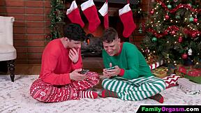 Best friend girls share their brothers on christmas