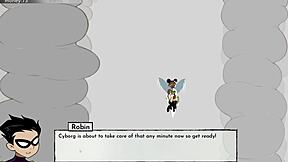 bumblebee has bathroom fun in 18titans part 24.