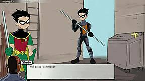 bumblebee has bathroom fun in 18titans part 24.