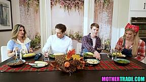 Stepsons swap stepmoms for group sex 😏