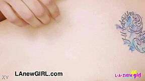 Extra cute petite 18+ Chloe tries new experiences today