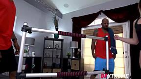 Two Huge Black Dicks on Blonde Kenzie Madison