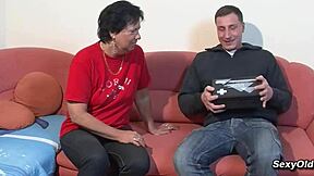 Big Cock Guy Fucks German Mature