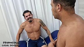 Behind the scenes with young Karolzinha cumming hard from two cocks in her pussy at the same time in October 2022.