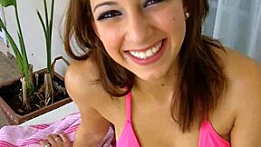 Lexi Bloom tied up by pool gets hard fuck and cum facial