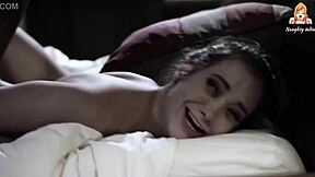 Step sister spreads her legs wide open for step brother's hardcore fucking