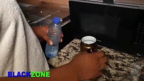 Fucked my curvy ebony step mother from the back in close up