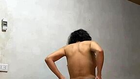 spy cam catches busty colombian student undressing on public study trip.