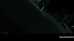 Emotional topless scene with Juliette Binoche in nude handjob session