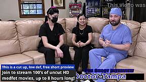 Is Mya the Bratty Orphan in Humiliating Cheerleading Physical by Dr. Tampa?