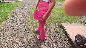 i invite tinder girl for dinner and end up paying for food with her pussy in cum covered missionary