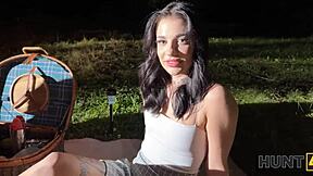 Hunt4K: Chloe Heart's Tight Pussy Fucked Publicly in Front of BF