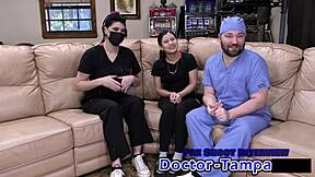 Is Mya the Bratty Orphan in Humiliating Cheerleading Physical by Dr. Tampa?