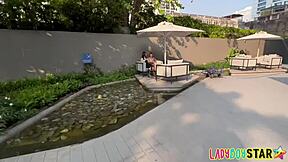 Threesome With Ladyboy Alice And Emmy