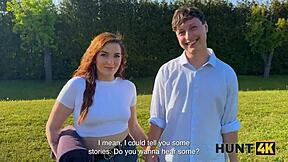 cuck watches girlfriend get pounded by babe in pond pov 😏