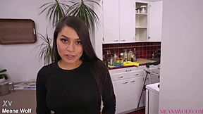 Stepmom meana wolf pops virgin's cherry boldly