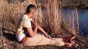 I cant get enough of this sexy red slut