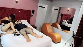 uncle with white beard surprises with his still working dick