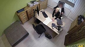 Poor Karol wants a new car, so she visits the loan agent.