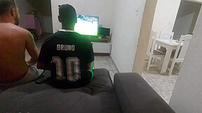 Natural tits slut dp with two