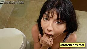 Bianca Bangs takes Billy Boston's fat dick doggy style.