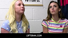 officer fucks shoplifter teens dani blu and dixie lynn