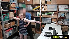 Hey, did you hear about the clueless shoplifter getting punished on cctv?