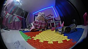 Teddy Bear with Hidden Camera, Can't Believe What My Sister Does Alone