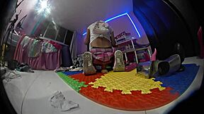 Teddy Bear with Hidden Camera, Can't Believe What My Sister Does Alone