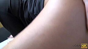 Poor Karol wants a new car, so she visits the loan agent.