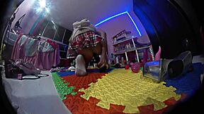 Teddy Bear with Hidden Camera, Can't Believe What My Sister Does Alone