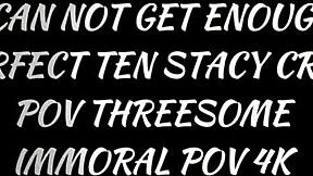 Stacy Cruz Exclaims, 'Take My Ass With Those Ten-Inchers!'