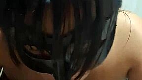 mi hermanastra me saca todo el semen 😏