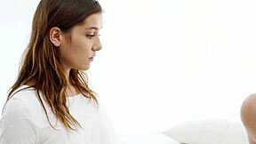 hot mormon babe melody and her sexy girlfriend jane start kissing, then she licks her ass and fingers her hard