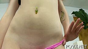 Teen couple fucking in pov hardcore